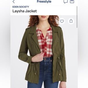 Eden Society Women's Utility Jacket in Olive
